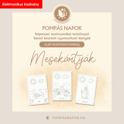 Pompás Mesekártyák - 50 darab nyomtatható és színezhető kártya