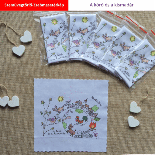 Pompás ZsebMesetérkép szemüvegtörlőn - A kóró és a kismadár - Image 2