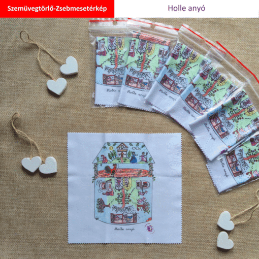 Pompás ZsebMesetérkép szemüvegtörlőn - Holle anyó - Image 3