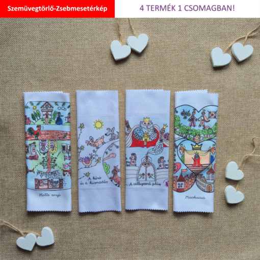 Pompás ZsebMesetérkép szemüvegtörlőn - 4 az 1-ben - Image 2
